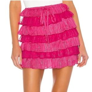 Tularosa Maelie Skirt XS in Raspberry Sorbet